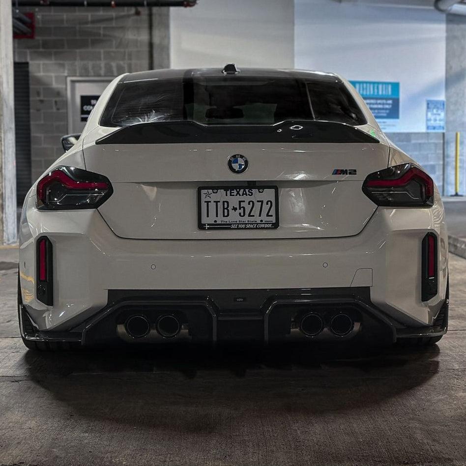 AD Style Carbon Fiber Rear Diffuser - BMW G87 M2