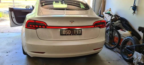 Full-Width Tail Light Dynamic Bar Taillight - Tesla Model Y & 3