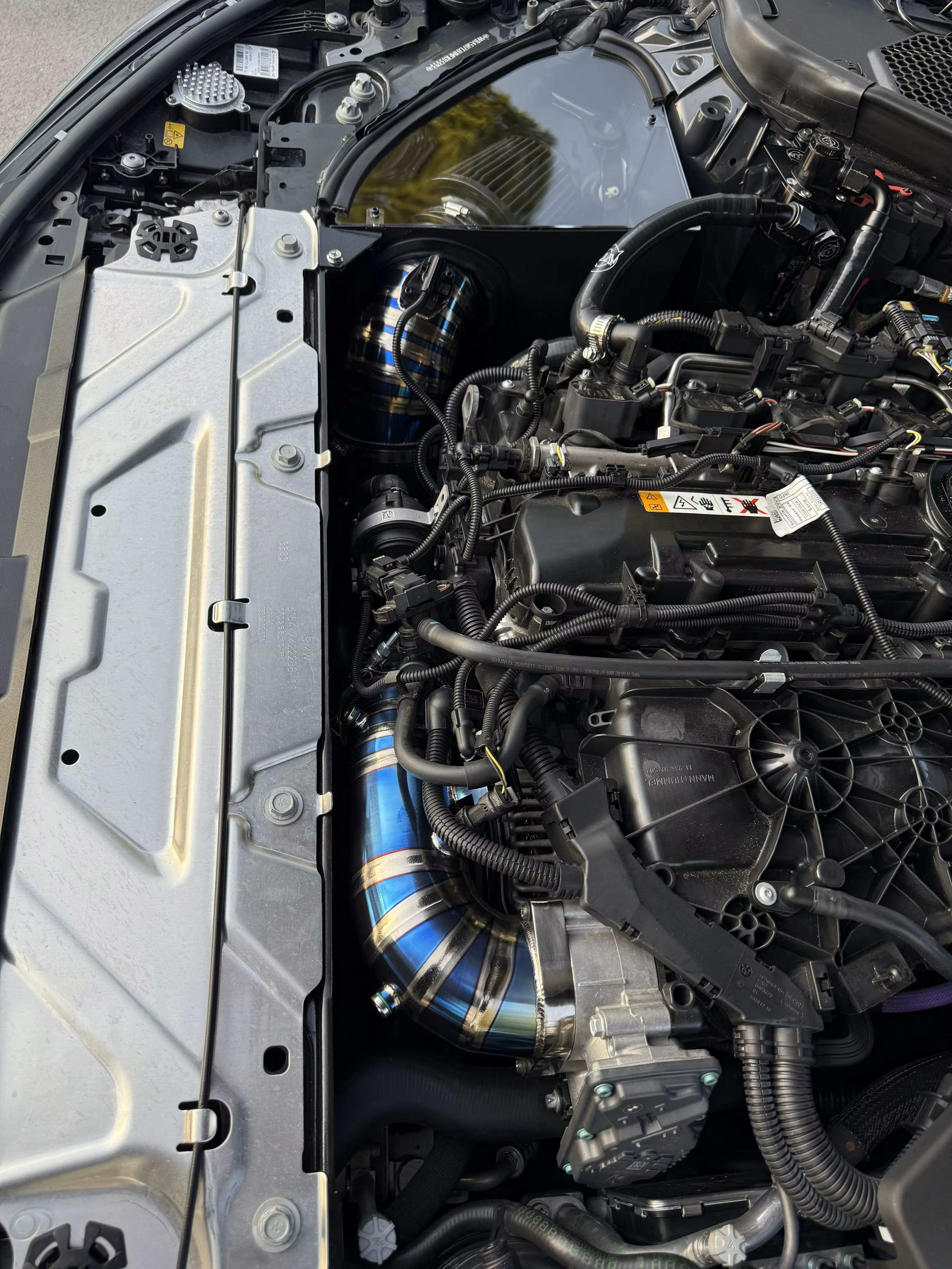 Supra Power Package Downpipe & Charge Pipe & Intake for 2020+ Toyota Supra / BMW B58 140i, 240i, 340i, 440i, G11-G12 G20 M340i