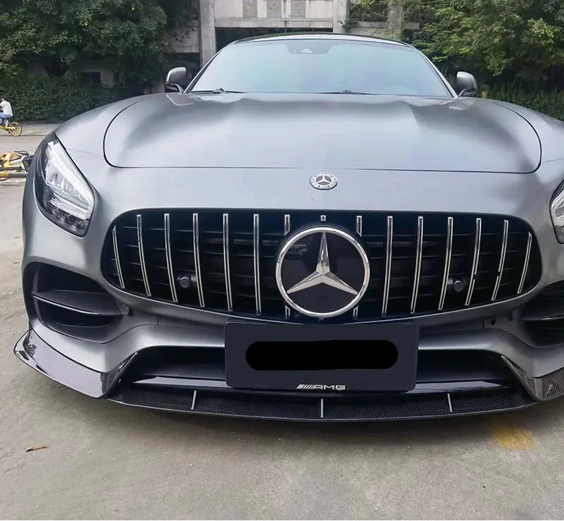 Dry Carbon Fiber Front Splitter Lip - Mercedes Benz AMG GT GTS GTC C190