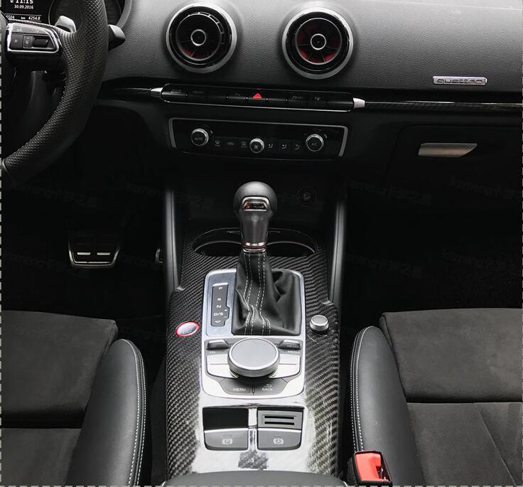 Forged Carbon Fiber Center Console Trim A3/S3/RS3