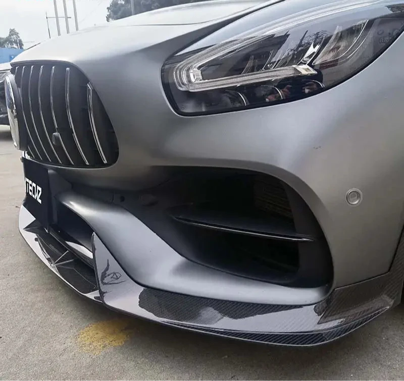 Dry Carbon Fiber Front Splitter Lip - Mercedes Benz AMG GT GTS GTC C190