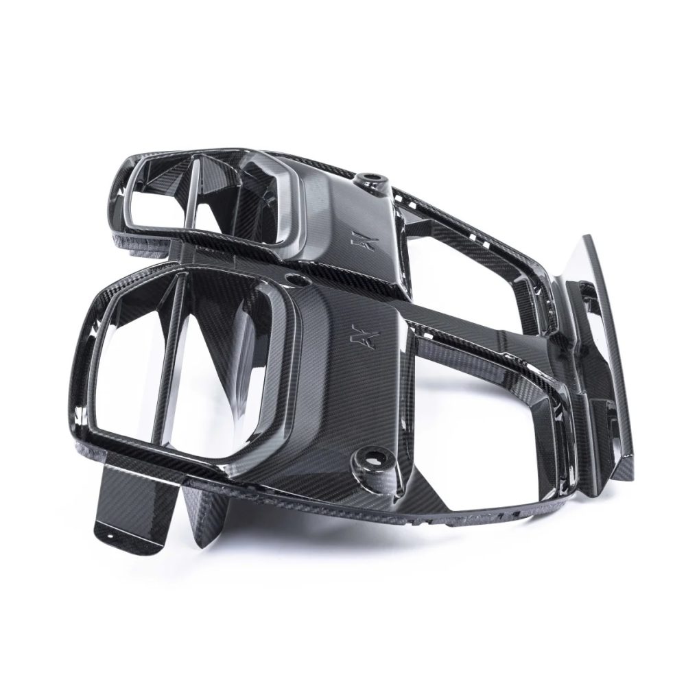 Alpha N Style Carbon Fiber Front Grilles - BMW G80 M3 & G82/G83 M4