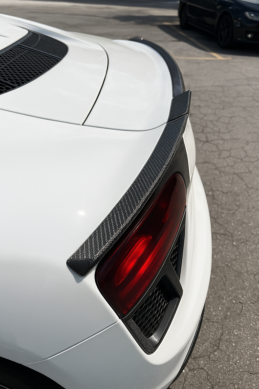 Audi R8 3pc Carbon Fiber Lip Spoiler 2017-2024