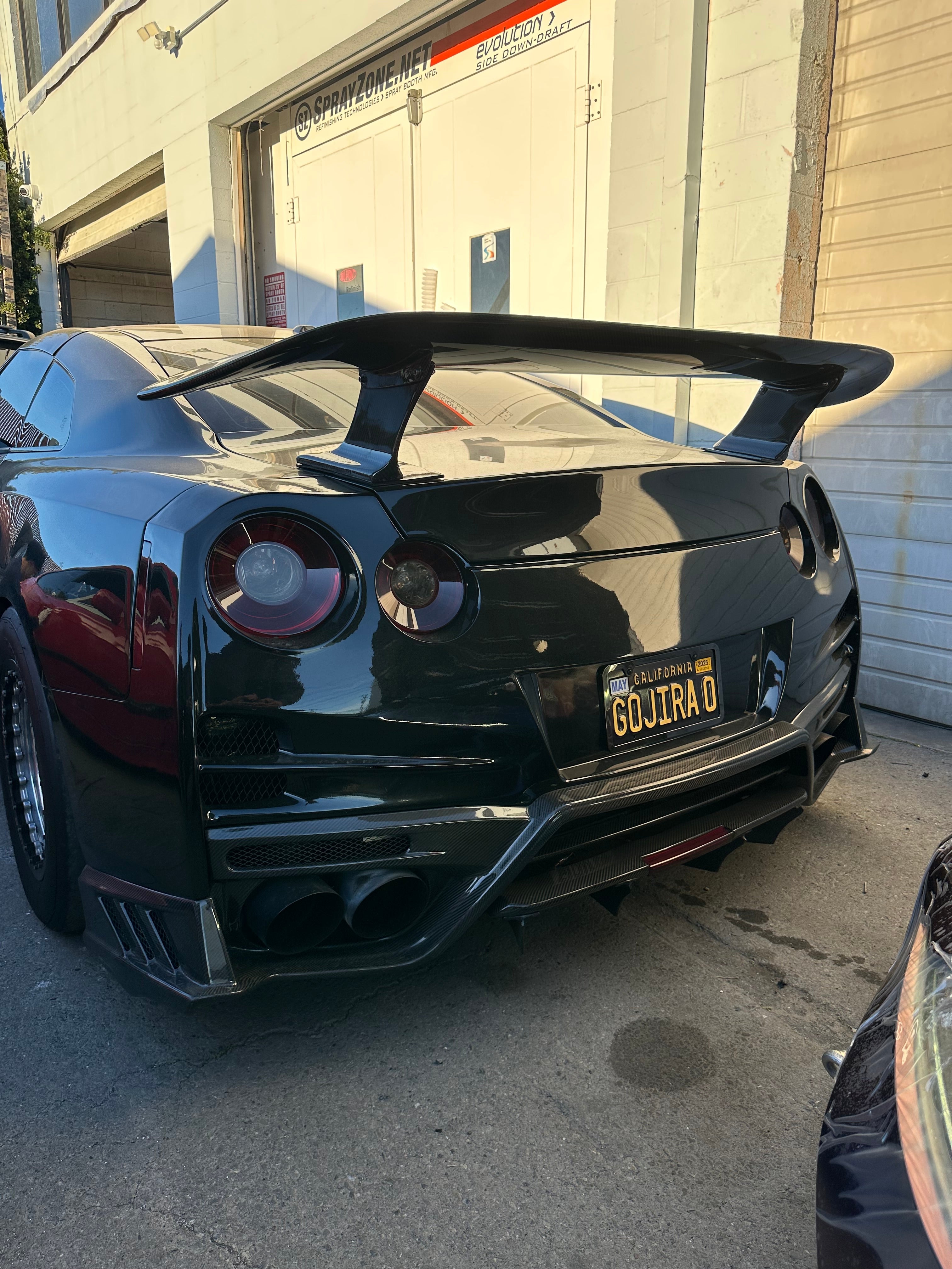 Carbon Fiber Rear Trunk Spoiler Wing - 08-16 Nissan GTR R35
