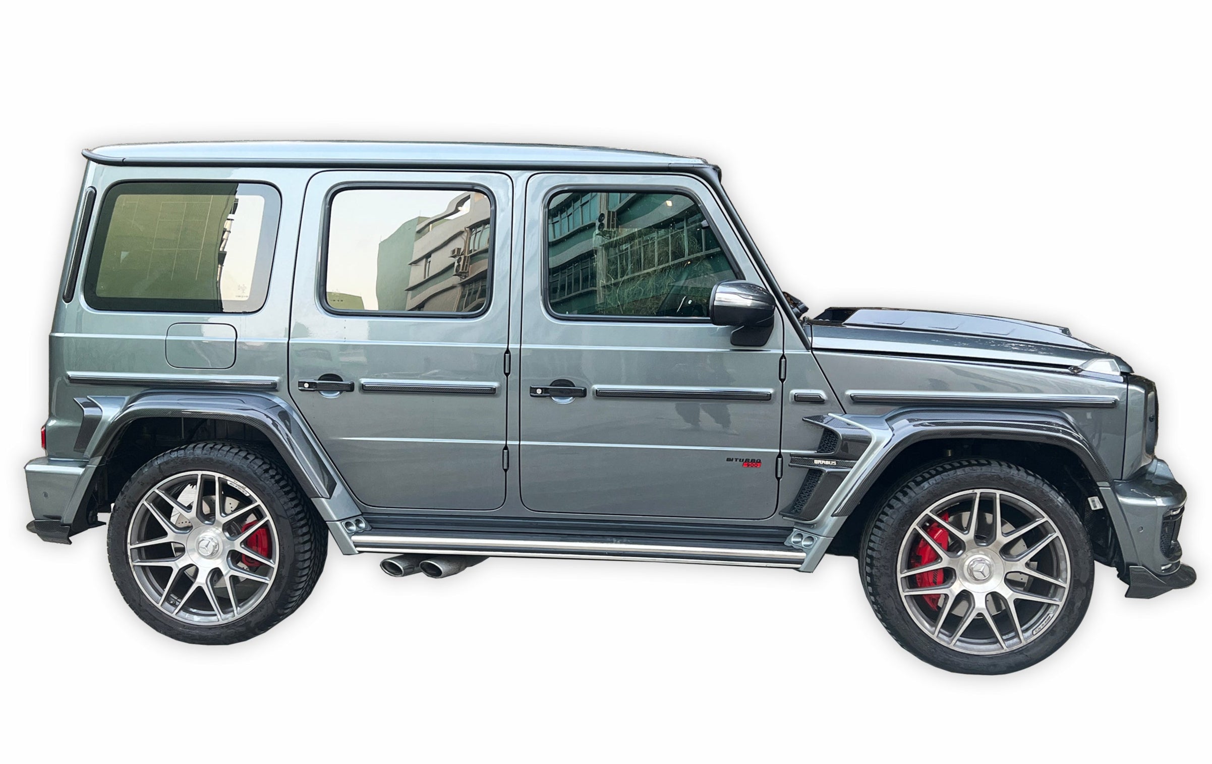 BRB G900 Style Carbon Fiber Door Handle Set - G Wagon W464 G350 & G500 & G63