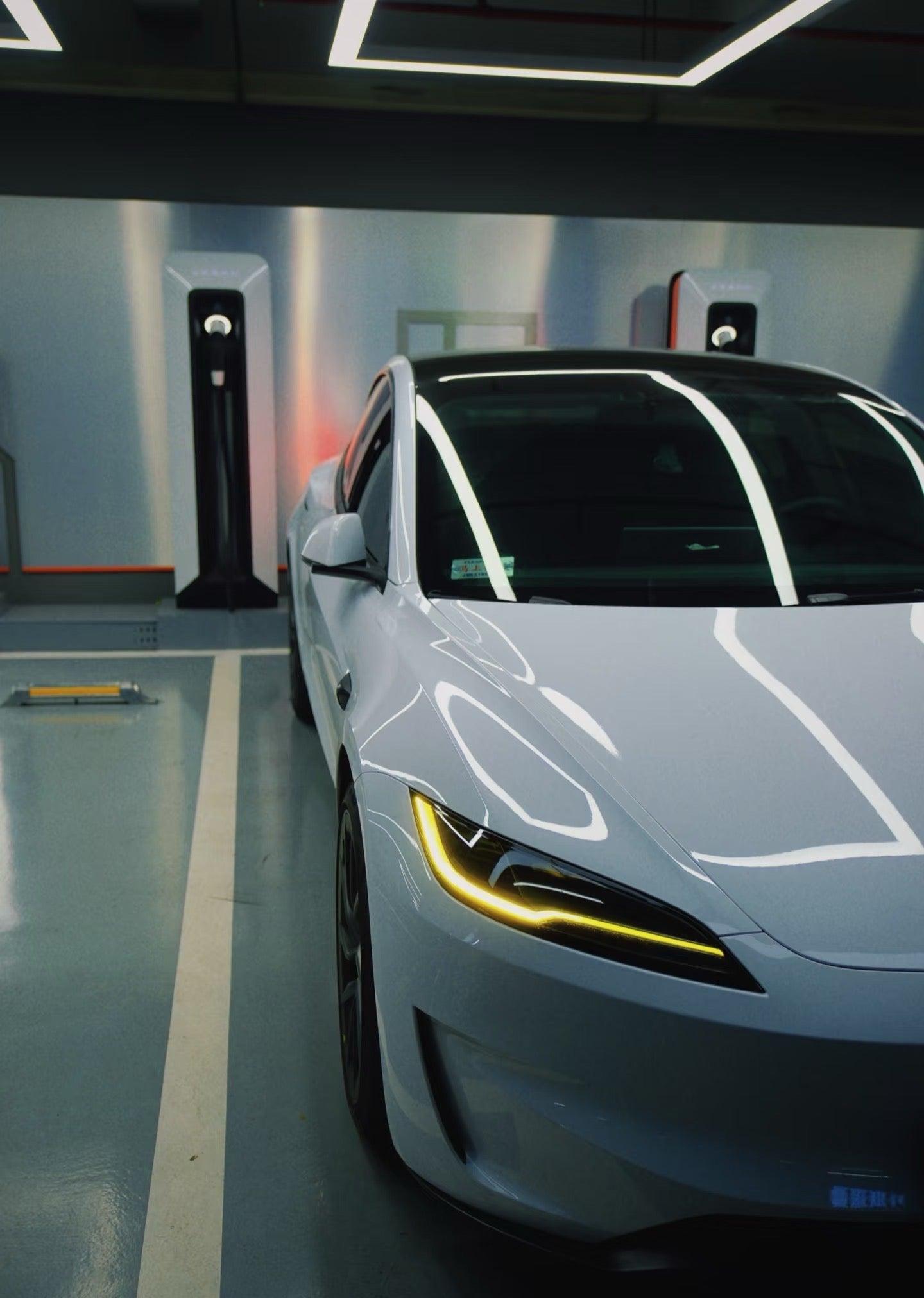 CSL Yellow DRL LED Module Set - New Tesla Model 3