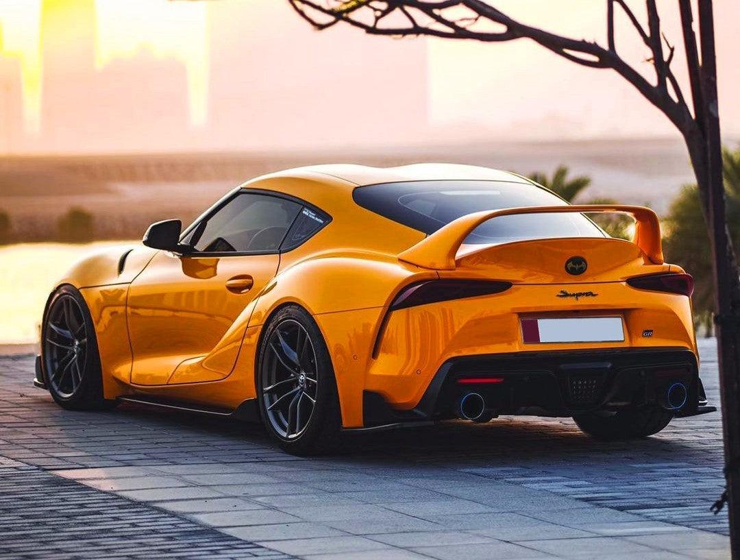 Carbon Fiber Door Window Molding Trim Set - Toyota A90 Supra