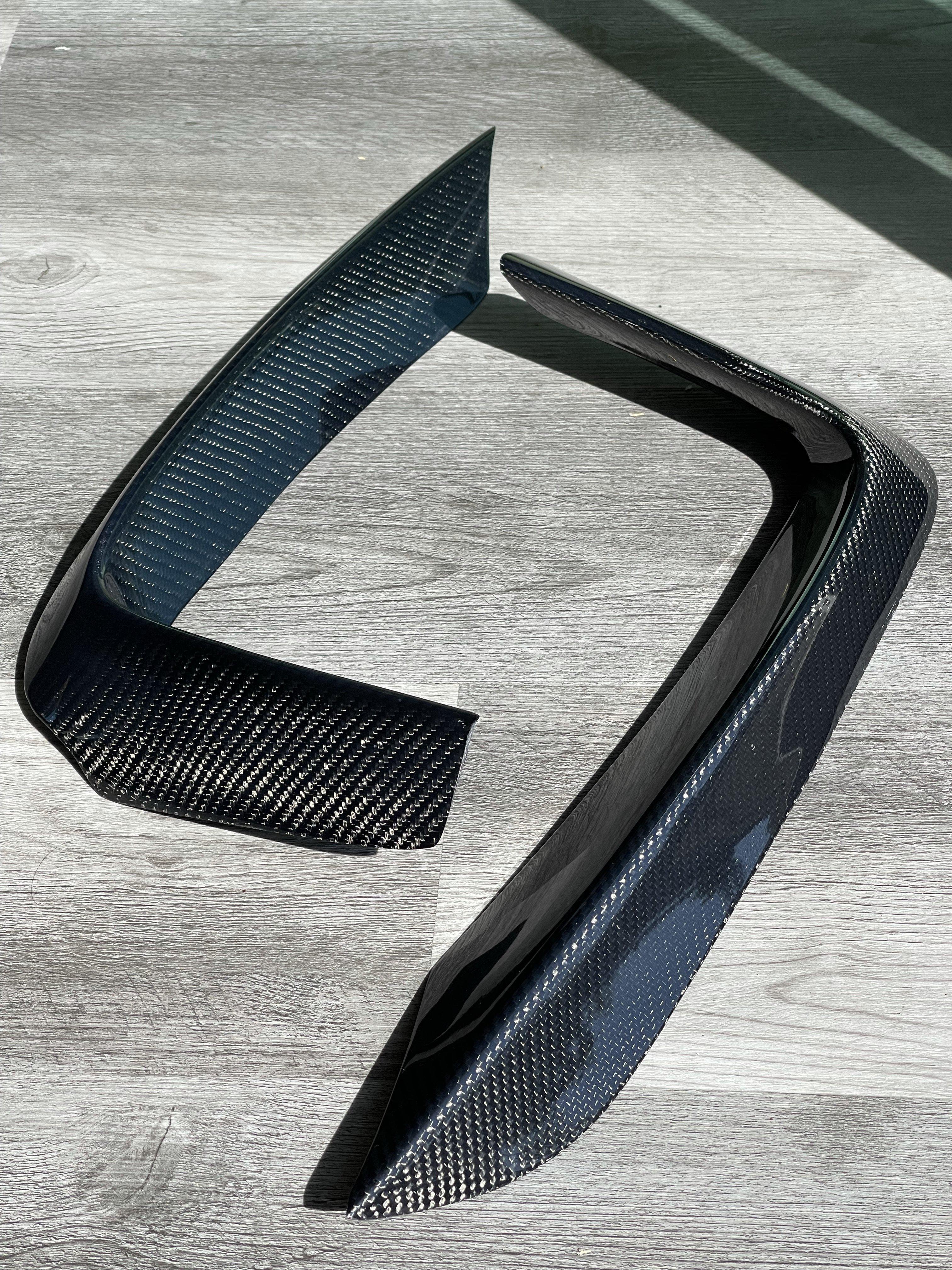 Carbon Fiber Front Upper Splitters - BMW F32 / F33 / F36 4 Series