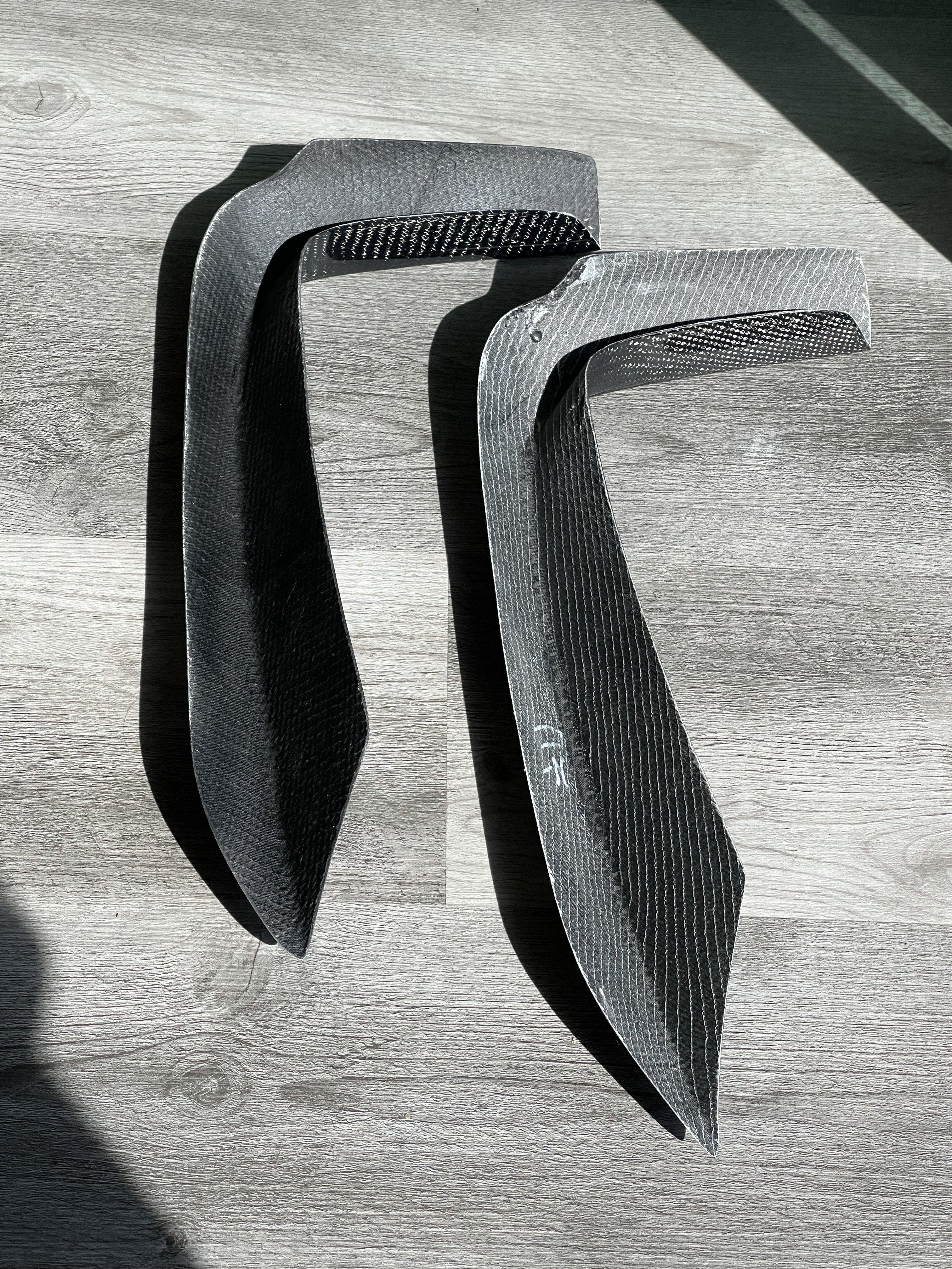 Carbon Fiber Front Upper Splitters - BMW F32 / F33 / F36 4 Series