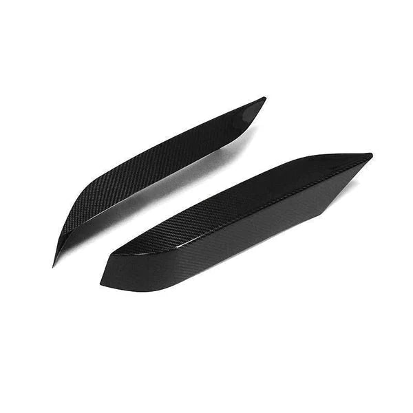 Dry Carbon Fiber Front Upper Splitters Fang - BMW F80 M3 & F82 / F83 M4