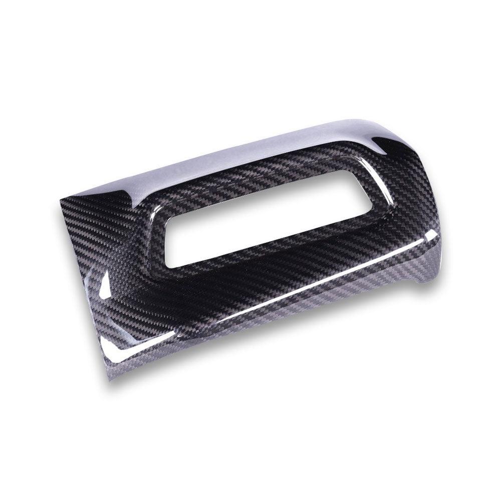 Carbon Fiber Headlight Switch Cover - Toyota A90 Supra