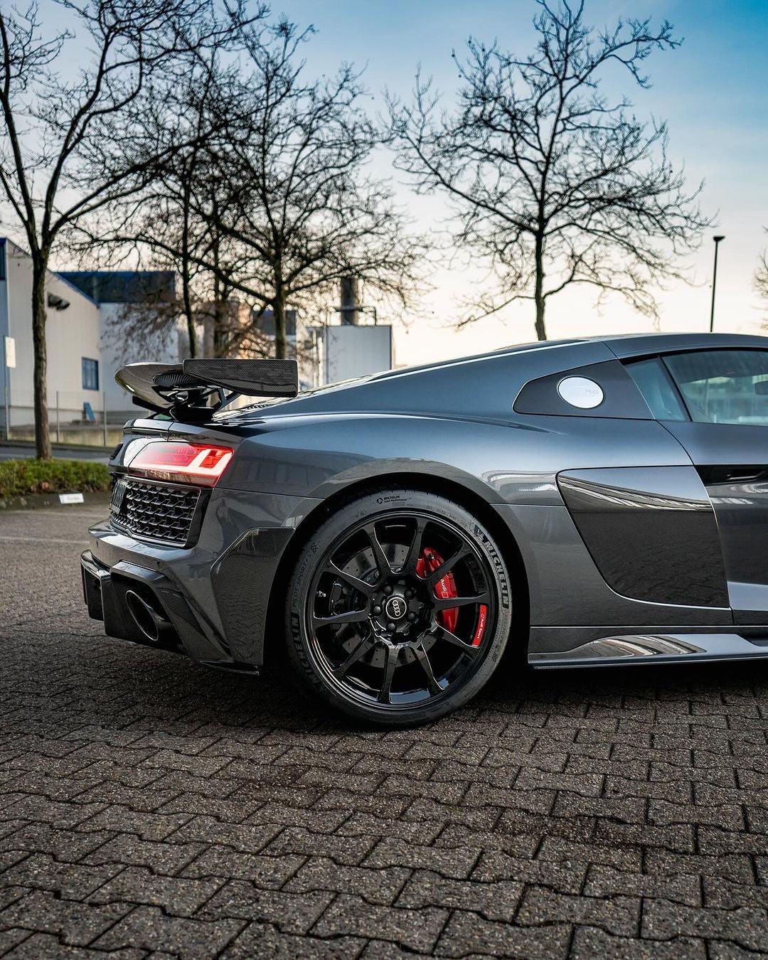 Carbon Fiber Rear Bumper Splitters - Audi R8 V10 Gen 2 Facelift