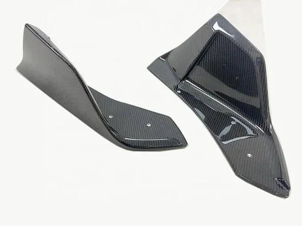 AG Style Carbon Fiber Rear Canard Splitters - Toyota A90 Supra MK5