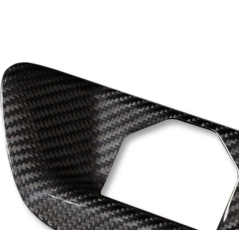 Carbon Fiber Rear Trunk Hood Lock Replacement Cover - Toyota A90 Supra