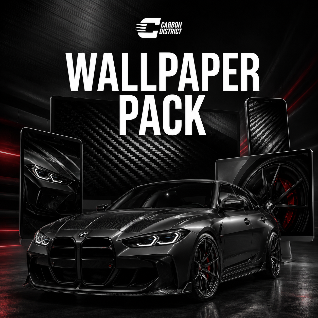 Carbon District Wallpaper Pack