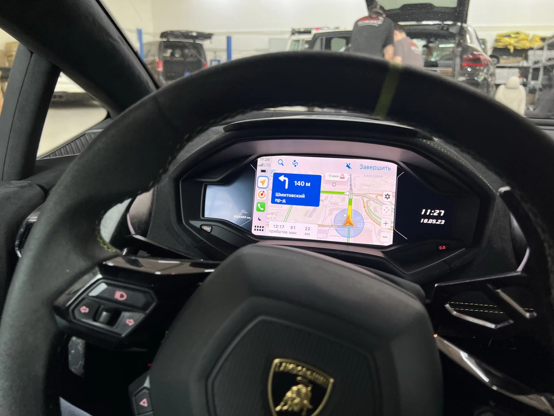 Lamborghini Huracan Instrument Cluster CarPlay Module