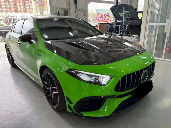 Carbon Fiber Vented Engine hood - Mercedes Benz AMG A35/A35L