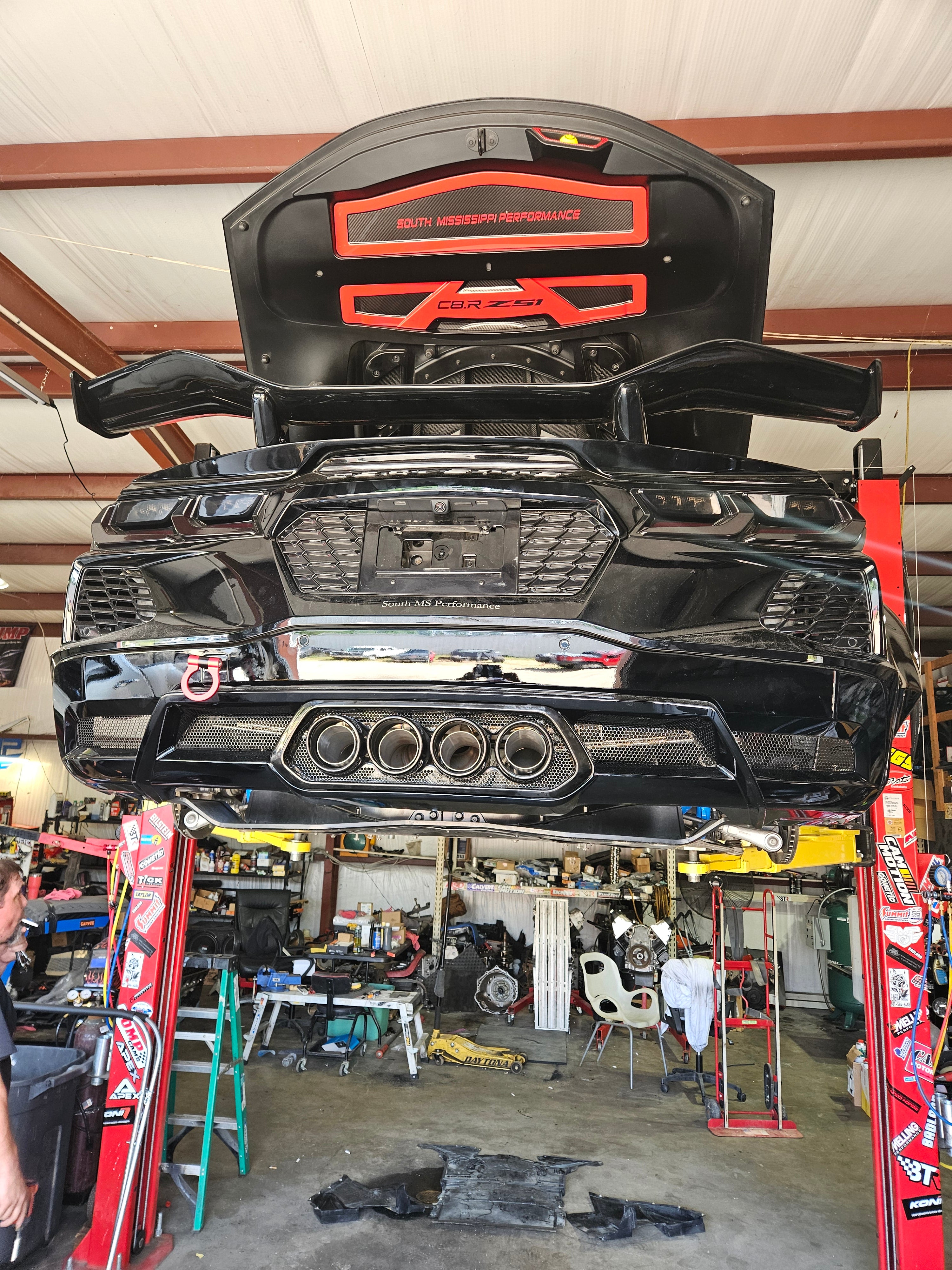Performance Full straight pipe catback Exhaust - Chevrolet corvette C8 Z06