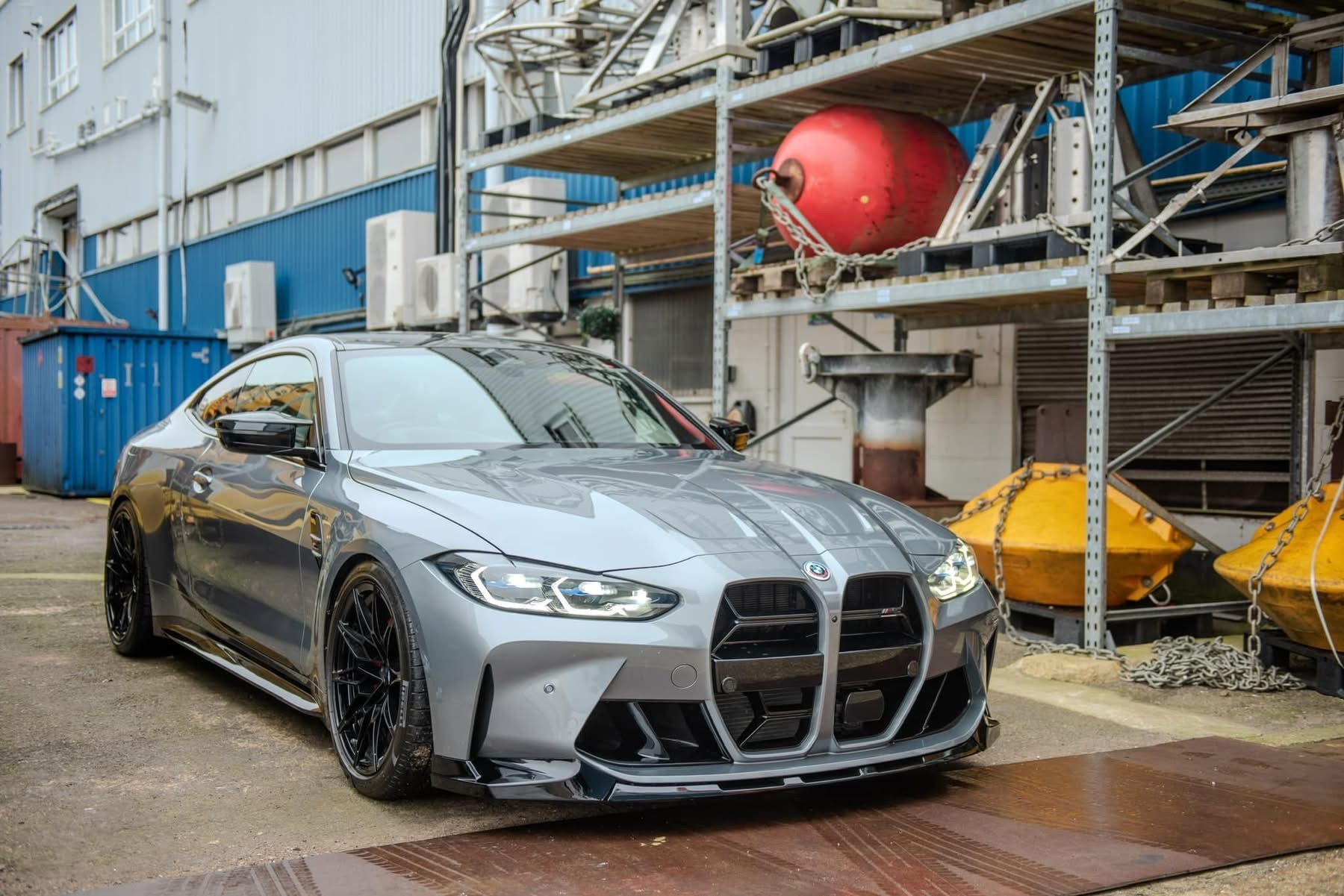 MP Style Gloss Black Front Lip - 2021-2024 BMW G80 M3 G82 G83 M4