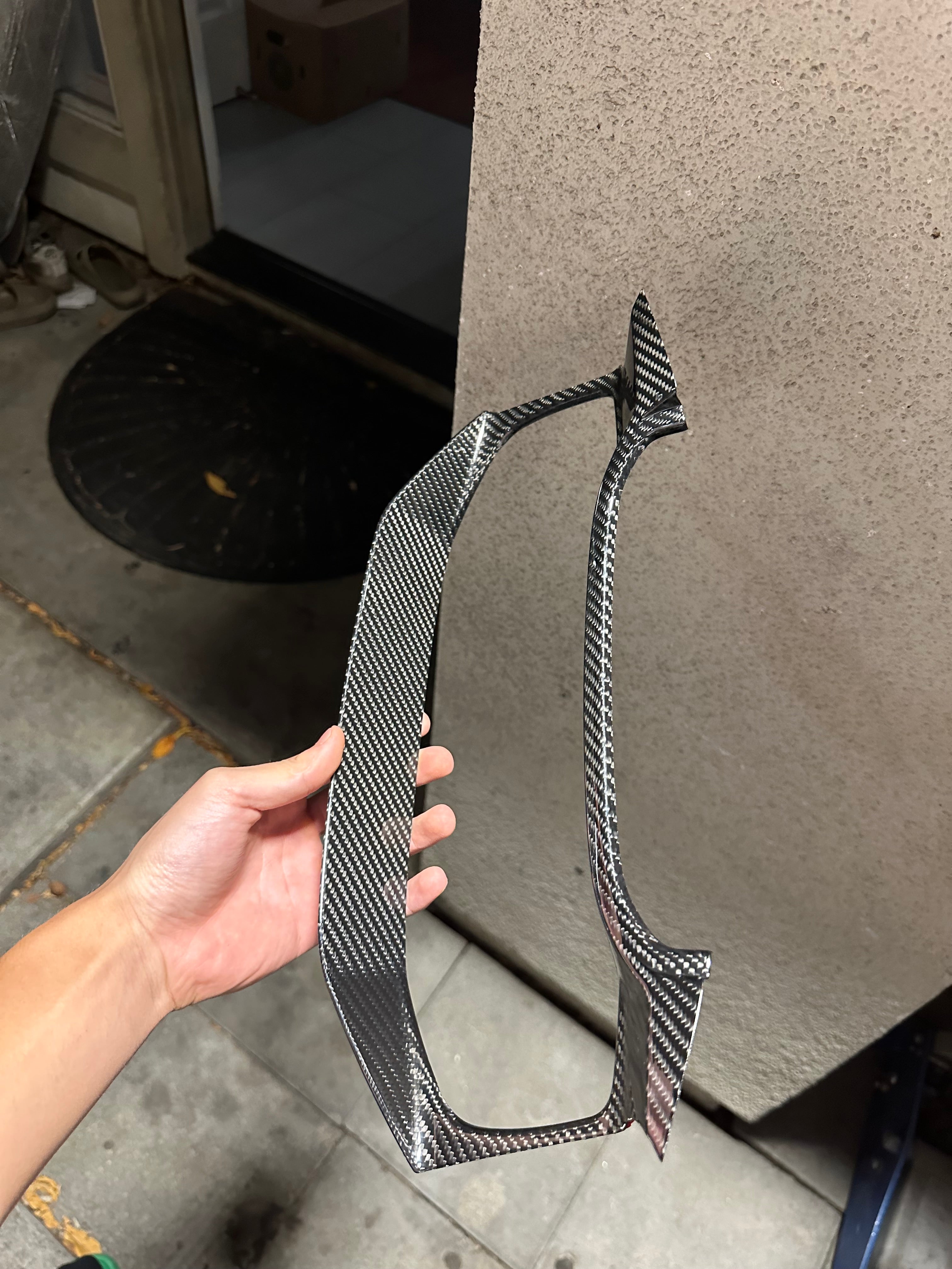 Carbon Fiber Cluster instrument dash screen cover - BMW G8X