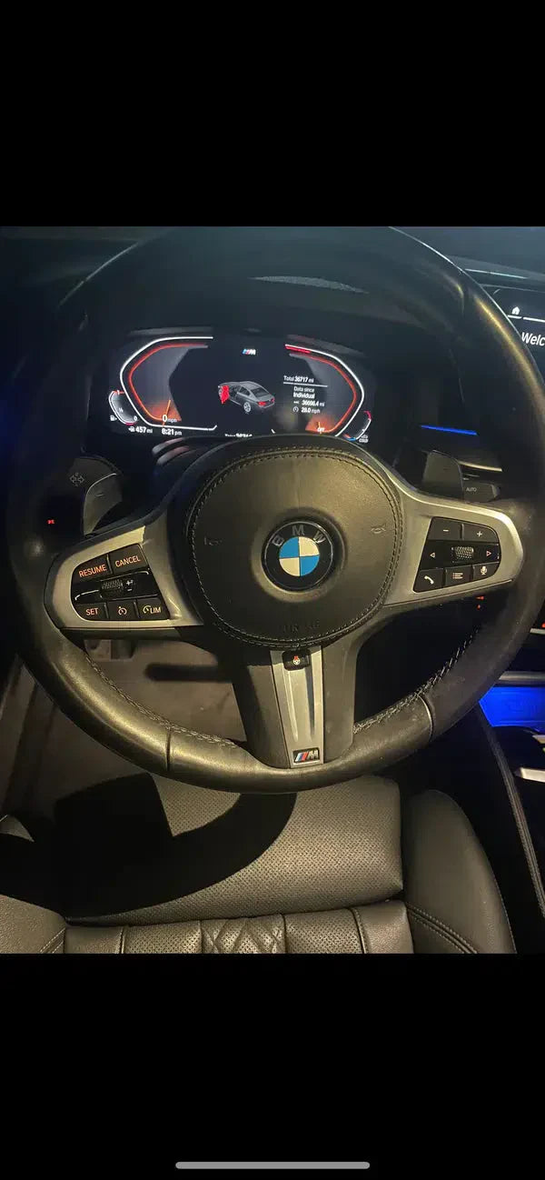 BMW G Chassis Carbon Fiber Steering Wheel Trim