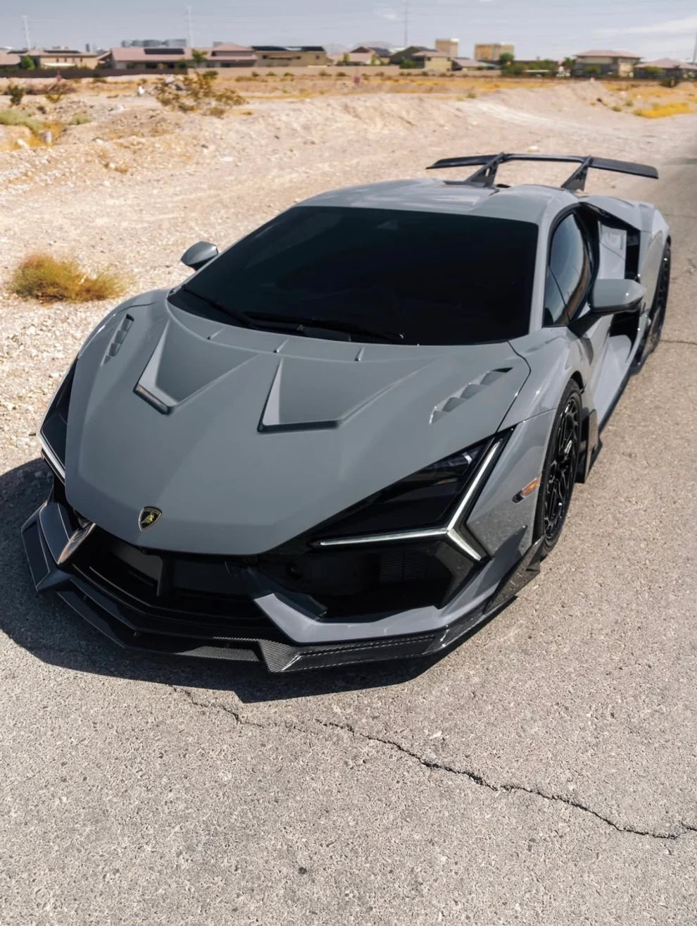 Carbon Fiber DK Style Front Splitter Lip - Lamborghini Revuelto