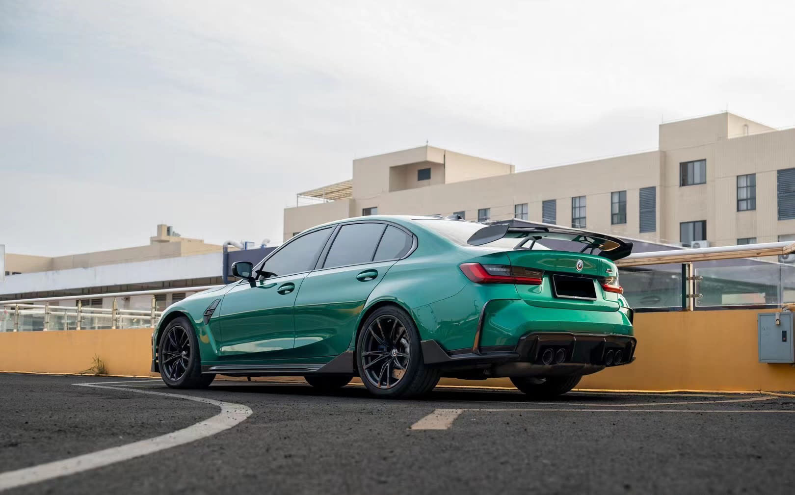 Dry Carbon Fiber PT Style Rear Trunk Wing BMW G8x M3 G80 M4 G82 G83