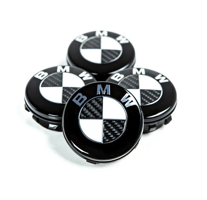 BMW Carbon Fiber Floating Wheel Caps - BMW