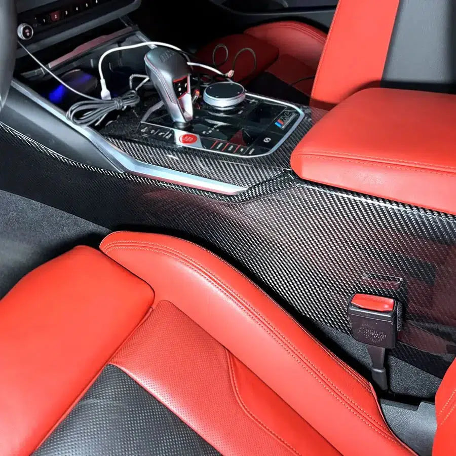 BMW G80 M3/G82/G83 M4 Carbon Fiber Center Console Trim Kit