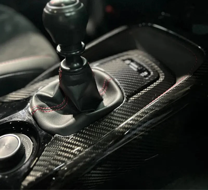 Carbon Fiber Gear Shift Cover Trim - Toyota GR Corolla 2023+