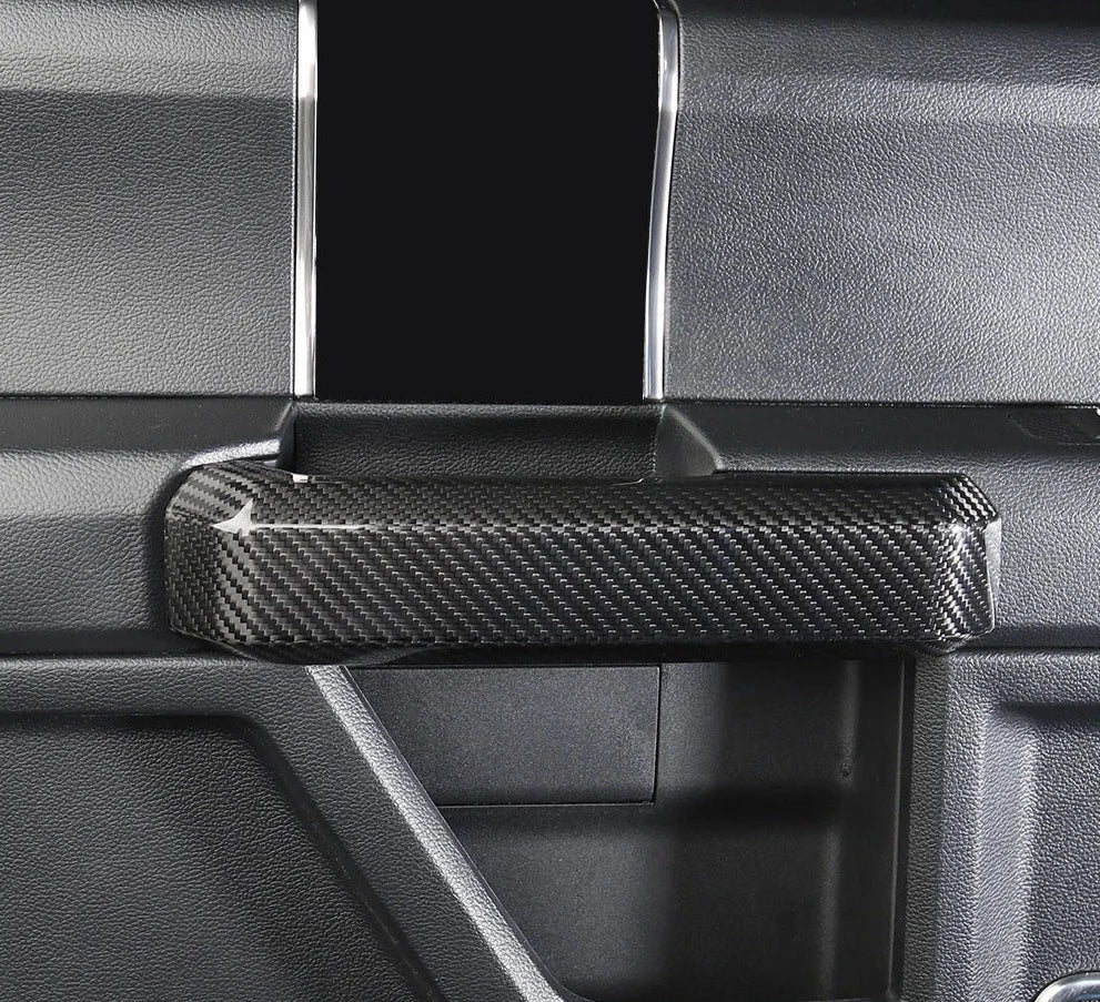 Carbon Inner Door Handle Overlay Cover Trim - Ford Raptor F150 2015-2020
