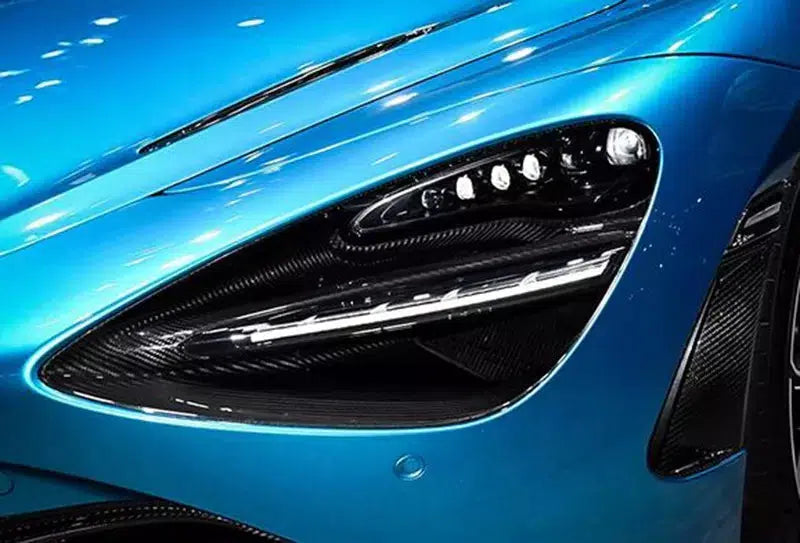 McLaren 720S/750s/765LT Carbon fiber Headlight Trim Replacement