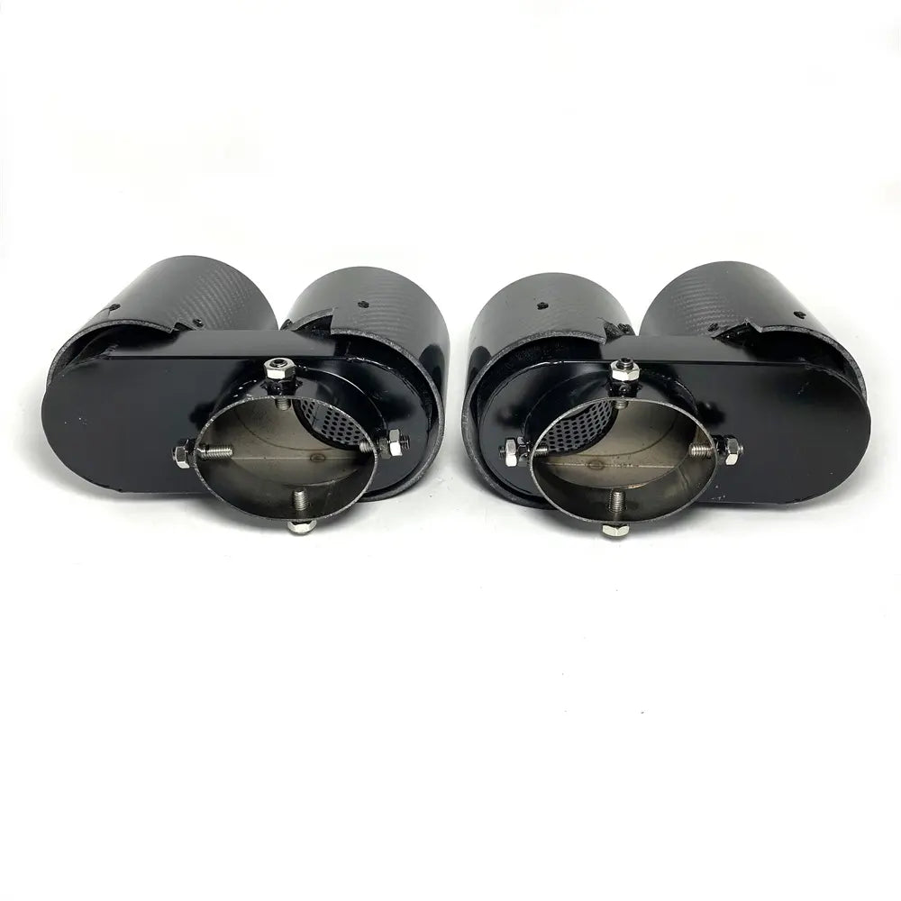 Carbon Fiber Quad Style Exhaust Tips - BMW G05 X5 G06 X6 G07 X7 2019+