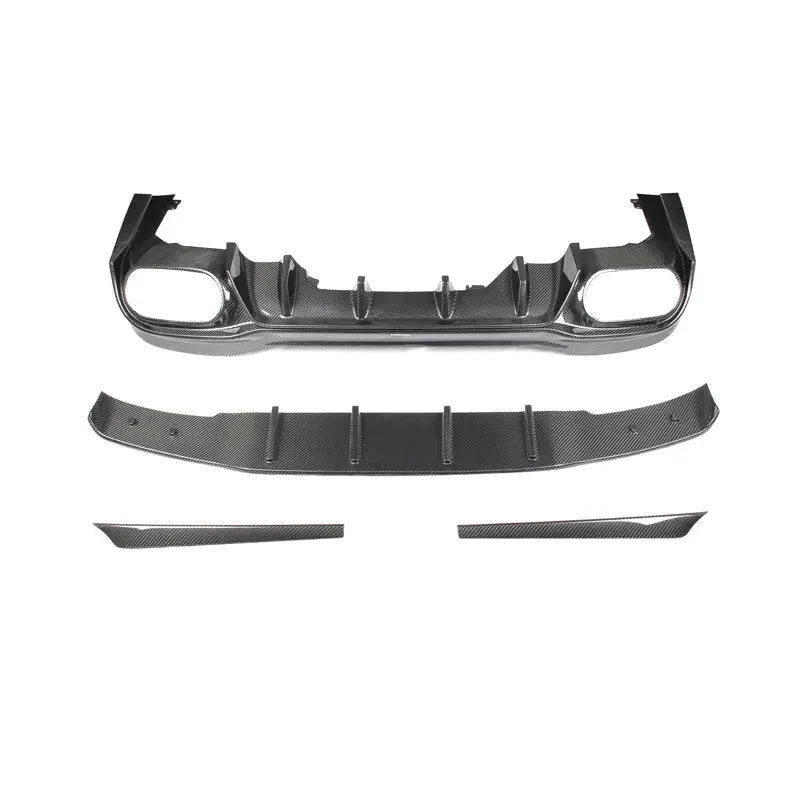 Paktechz Prepreg Dry Carbon Fiber Rear Diffuser - Mercedes Benz W118 C118 CLA Class AMG CLA35 CLA45S