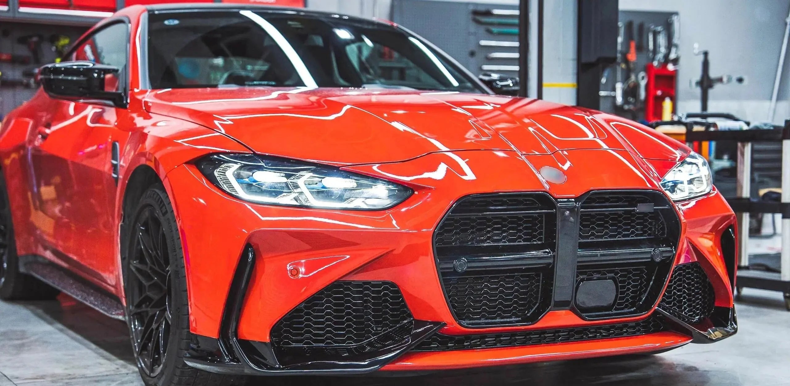 Carbon Fiber AD Style Front Bumper With Front Lip - BMW G80 M3/G82/G83 M4