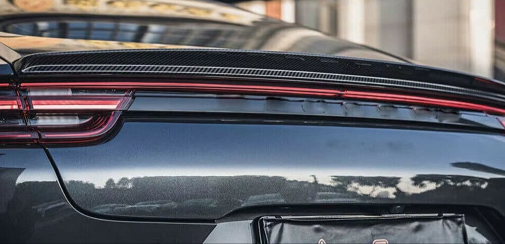 Prepreg Carbon Fiber Rear Trunk Spoiler - Porsche Panamera 971 2017 - 2021