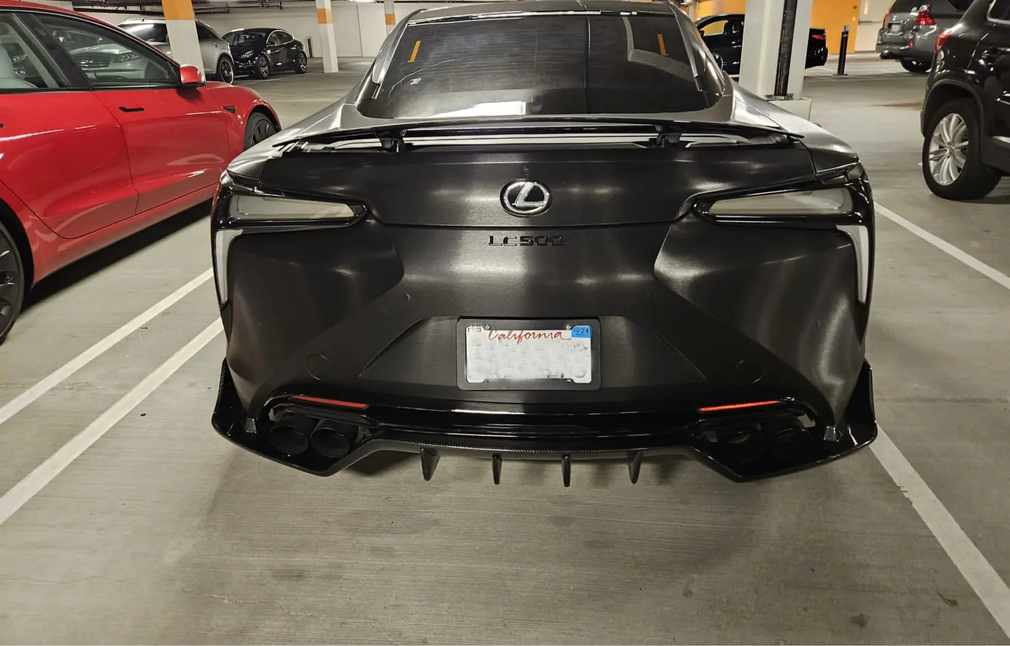 Carbon Fiber Rear Diffuser - Lexus LC500 LC500H