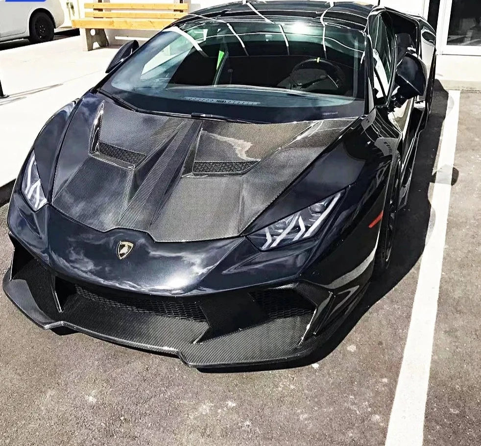 Carbon Fiber Vented Hood - Lamborghini Huracan