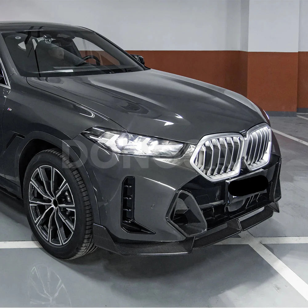 Prepreg Carbon Fiber MP Front Lip - BMW X6 G06 Facelift 2024+