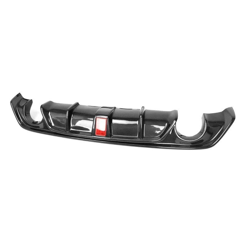 Carbon Fiber Rear Diffuser w/ LED Light - Infiniti Q60 2016-2022