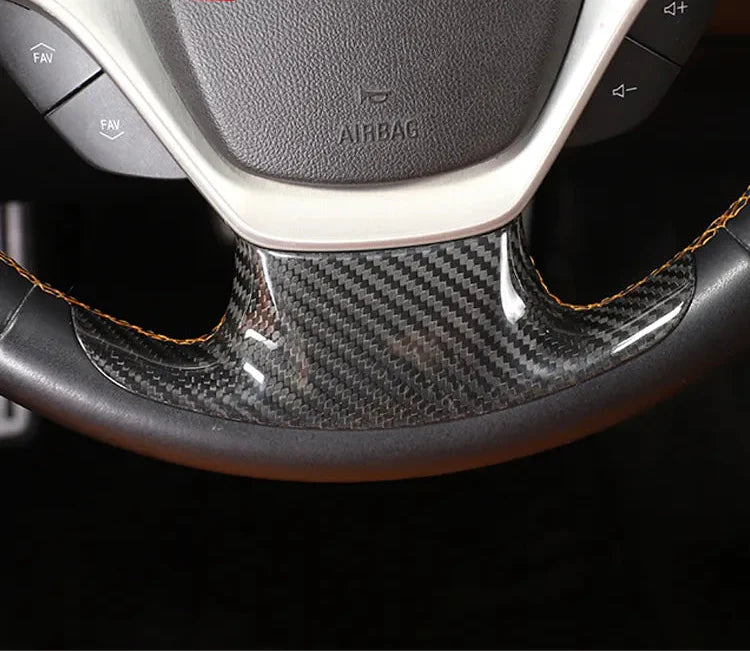 Carbon Fiber Steering Wheel Trim - Chevrolet Corvette C7 Stingray Z06