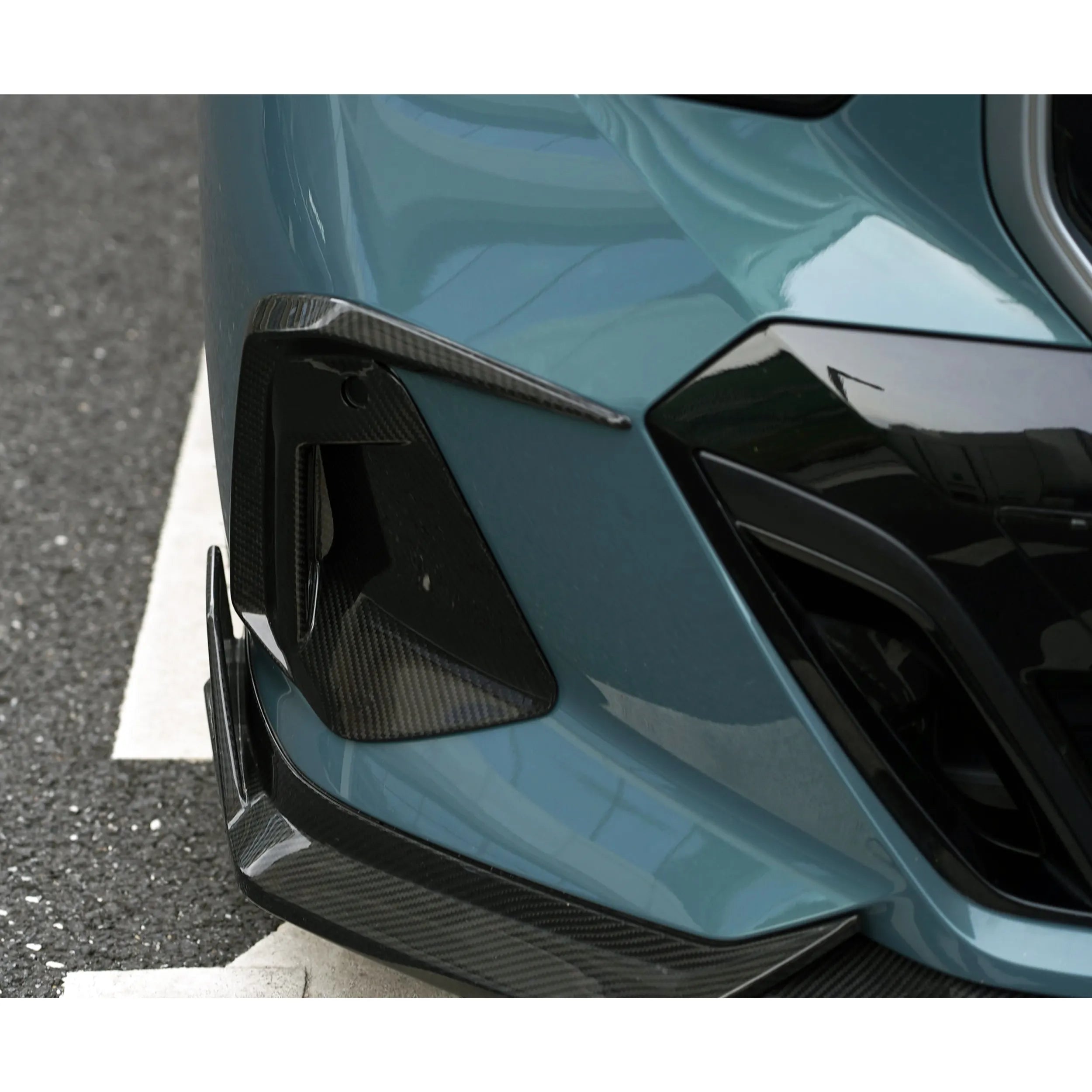 Dry Carbon Fiber TK Style Front Lip - BMW 5 Series G60 2024+