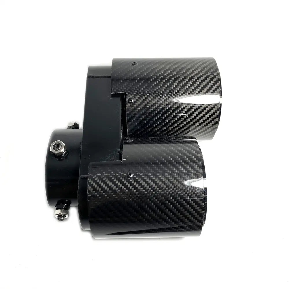 Carbon Fiber Quad Style Exhaust Tips - BMW G05 X5 G06 X6 G07 X7 2019+