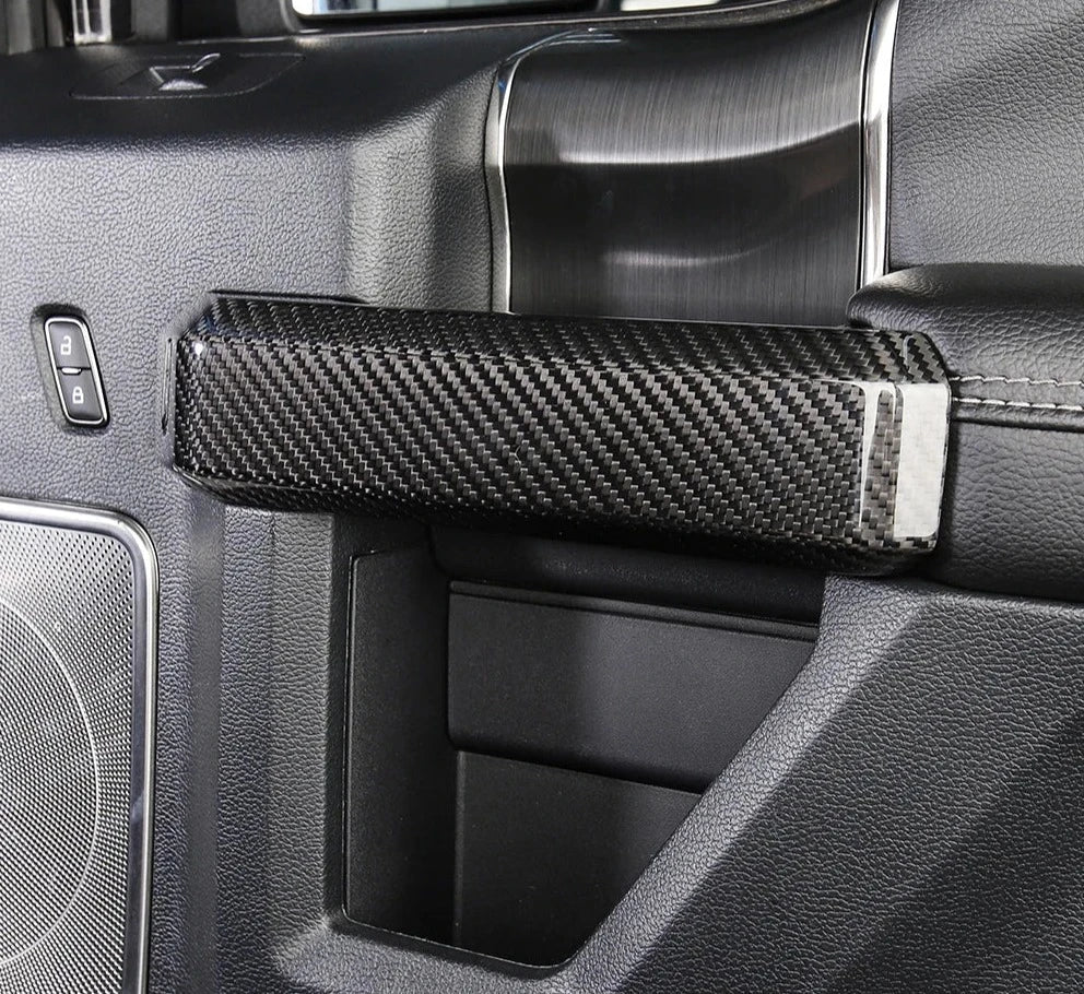 Carbon Inner Door Handle Overlay Cover Trim - Ford Raptor F150 2015-2020