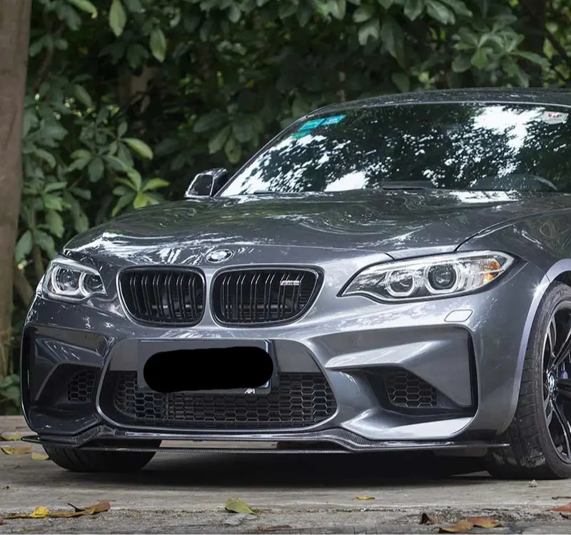 Carbon Fiber PT Style Front Lip - BMW M2 F87