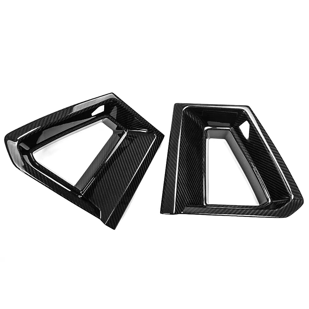 Prepreg Carbon Fiber Front Side Air Duct Grille - Ford Mustang S650 Dark Horse 2024+