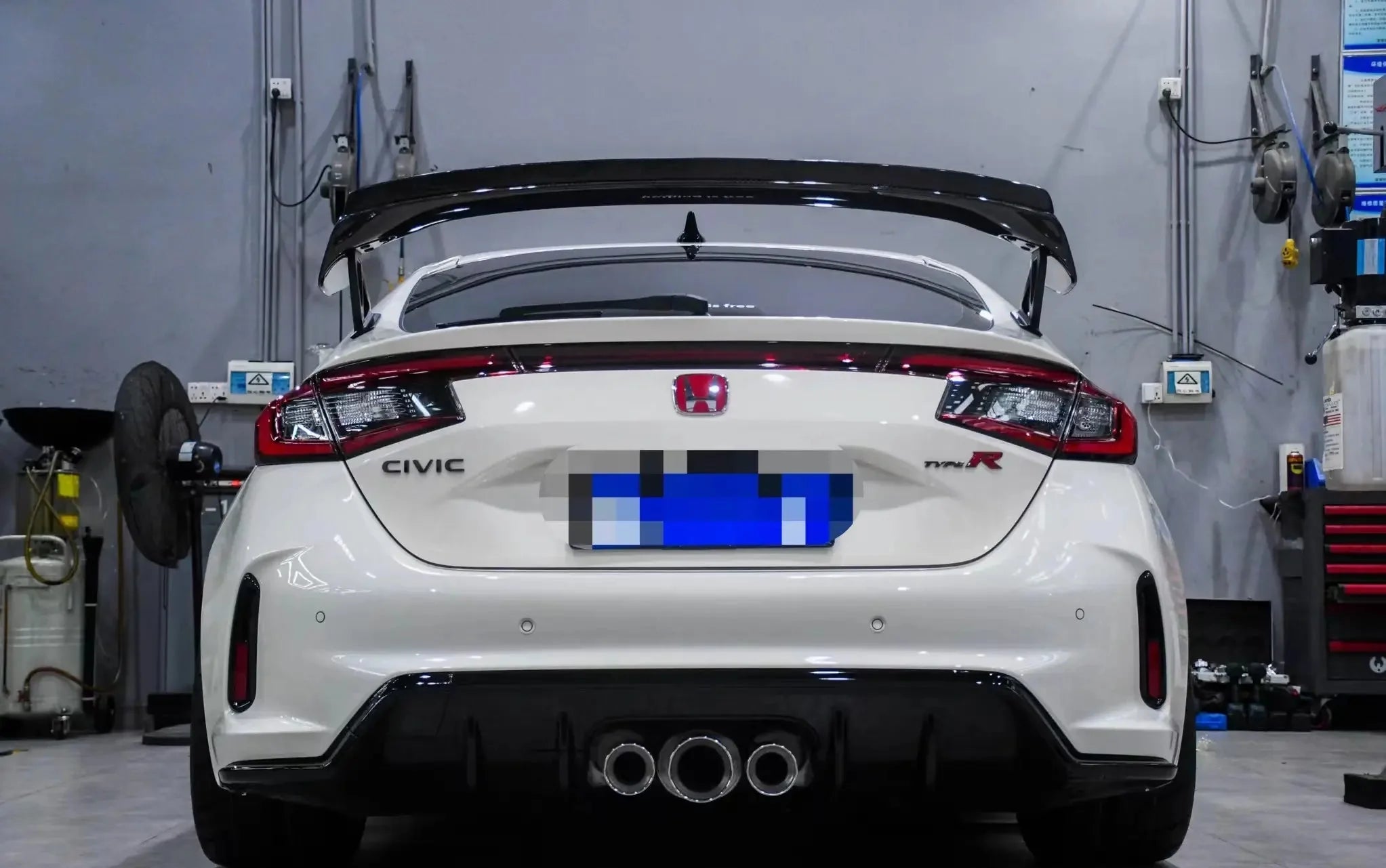 Carbon Fiber Gurney Flap Spoiler for wing - 2023 Honda Type R FL5