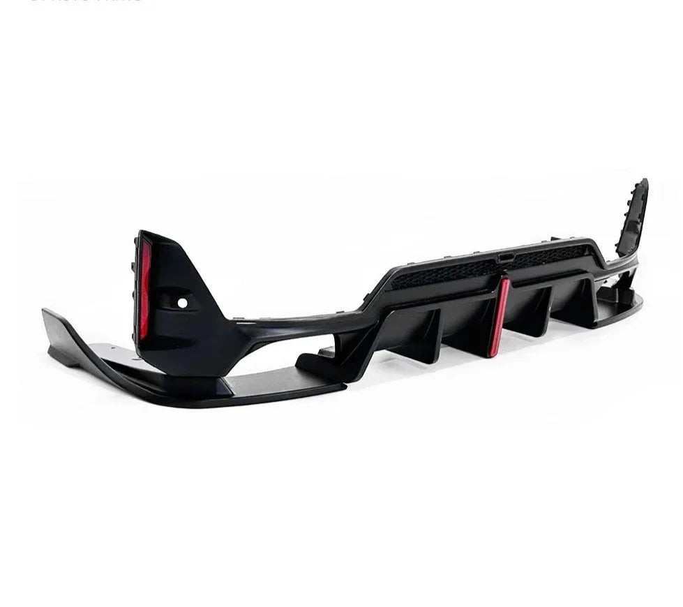 ABS Gloss Black Diffuser W/ Brake Light- BMW G20 3 Series LCI