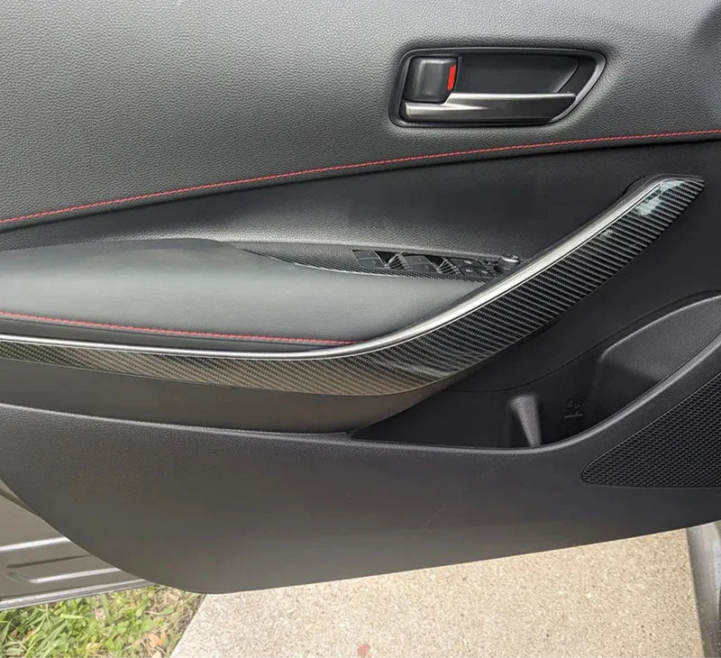 Carbon Fiber Interior Front Door Handle Trim -  Toyota GR Corolla